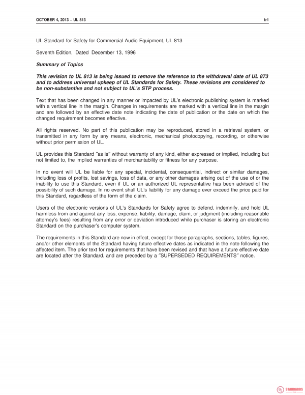 UL 813 PDF